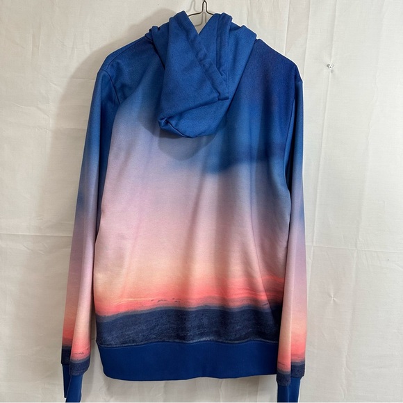 Wesc Unisex Sunset Palm Tree Long Sleeve Sweatshirt Hoodie M-Med/Wmns-L - Picture 4 of 7